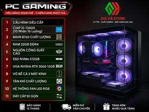 PC Intel Core i5-13400 / RAM 32GB DDR4 / SSD 512GB NVMe / NVIDIA RTX 3060 12GB - Cấu Hình Đồ Họa & Gaming Đỉnh Cao