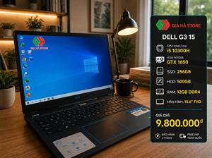  Dell G3 3500 – Laptop Gaming Bền Bỉ, Hiệu Năng Ổn Định Cho Học Tập, Làm Việc Và Giải Trí Đa Nhiệm Mượt Mà