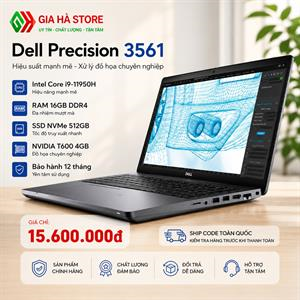 Dell Precision 3561 Máy Trạm Di Động Đỉnh Cao – Hiệu Năng Bứt Phá, Cân Mọi Tác Vụ Nặng