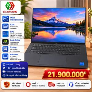 Dell Precision 5570 Trạm làm việc di động hoàn hảo cho dân sáng tạo