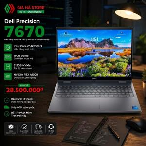 Dell Precision 7670 Quái Thú Đồ Họa Cao Cấp Cho Dân Chuyên Nghiệp