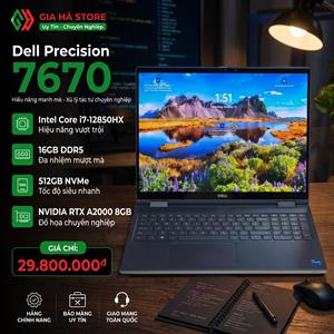 Dell Precision 7670 Quái Thú Đồ Họa Cao Cấp Cho Dân Chuyên Nghiệp(A2000 8GB)