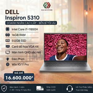 Laptop Dell Inspiron 5310 – Hiệu Năng Vượt Trội Trong Thân Hình Nhỏ Gọn ( FULL BOX )