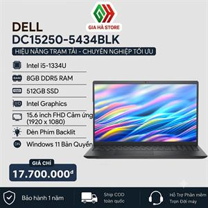 Dell DC15250-5434BLK ( Intel i5-1334U | 8GB DDR5 |  512GB SSD | 15.6 inch FHD